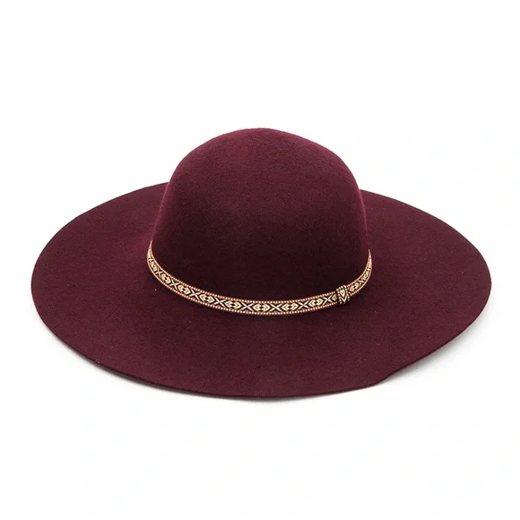 Wool Felt Floppy Hat